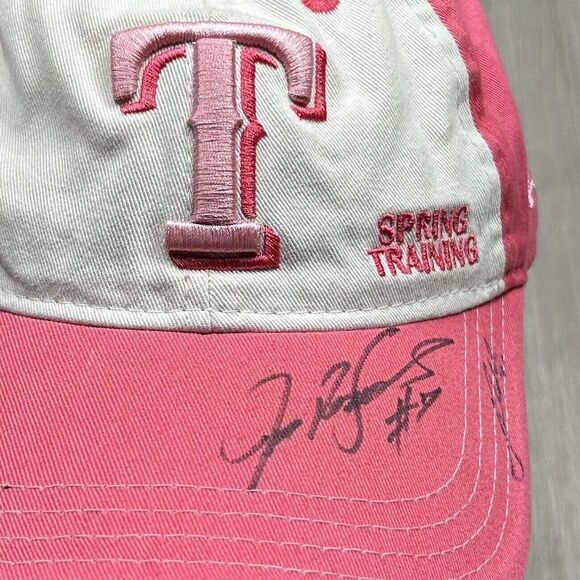 Other - Ivan Rodriguez autograph (Pudge) Texas Rangers Ball‎ Cap Hat & Other Signatures